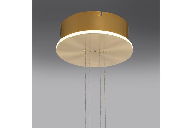 Loftlampe Q-Etienne - 35x200x35 cm, Messing Mat - Belysning - Lamper & indendørsbelysning - Loftlampe - Pendellamper & hængelamper