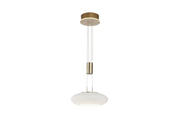 Loftlampe Q-Etienne - 35x200x35 cm, Messing Mat - Belysning - Lamper & indendørsbelysning - Loftlampe - Pendellamper & hængelamper