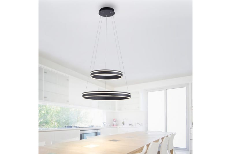 Loftlampe Q-Vito - 59x200x59 cm, Antracit - Belysning - Lamper & indendørsbelysning - Loftlampe - Pendellamper & hængelamper