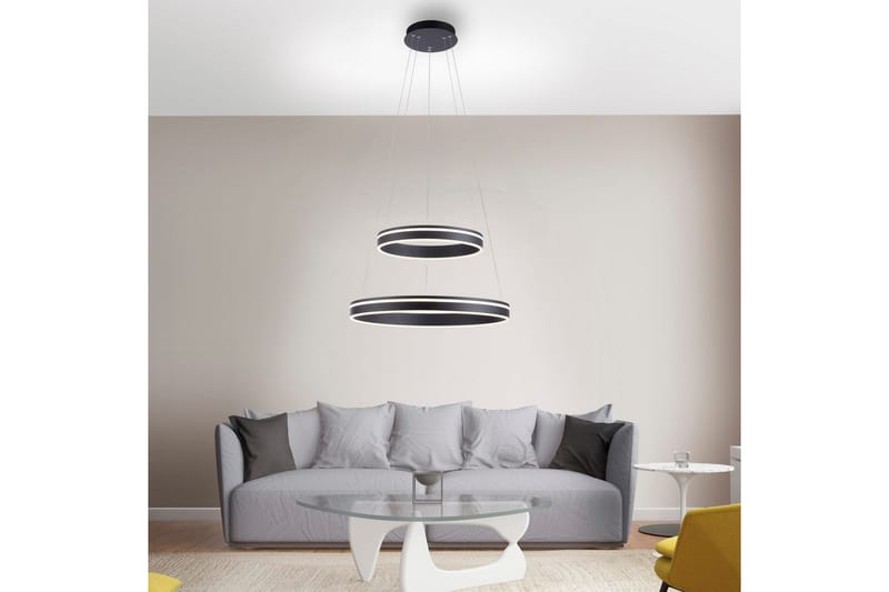 Loftlampe Q-Vito - 59x200x59 cm, Antracit - Belysning - Lamper & indendørsbelysning - Loftlampe - Pendellamper & hængelamper