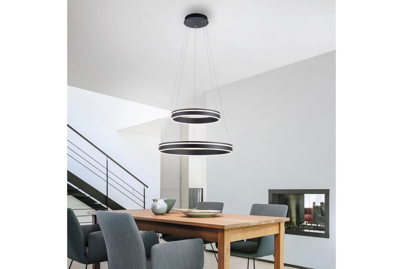 Loftlampe Q-Vito - 59x200x59 cm, Antracit - Belysning - Lamper & indendørsbelysning - Loftlampe - Pendellamper & hængelamper