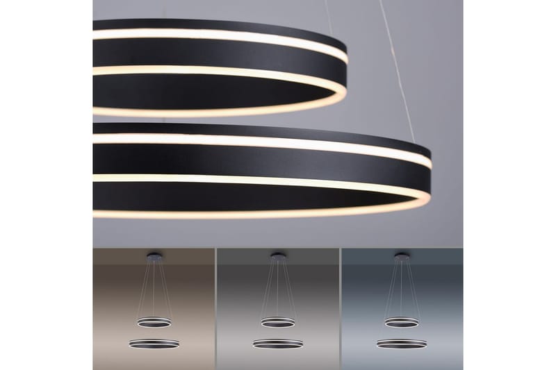 Loftlampe Q-Vito - 59x200x59 cm, Antracit - Belysning - Lamper & indendørsbelysning - Loftlampe - Pendellamper & hængelamper