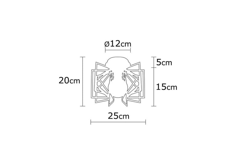 Loftlampe Quira Sort - Sort - Belysning - Lamper & indendørsbelysning - Loftlampe - Plafond