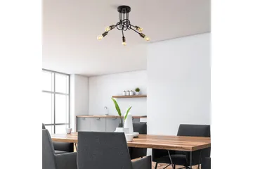 Loftlampe Ranju Sort / Antik Fem Sokkel - Fem Sokkel - Belysning - Lamper & indendørsbelysning - Loftlampe - Pendellamper & hængelamper