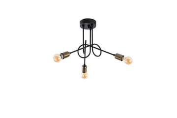 Loftlampe Ranju Sort / Antik Tre stik - Tre stik - Belysning - Lamper & indendørsbelysning - Loftlampe - Pendellamper & hængelamper
