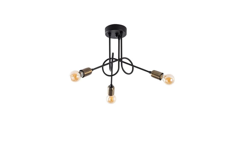 Loftlampe Ranju Sort / Antik Tre stik - Tre stik - Belysning - Lamper & indendørsbelysning - Loftlampe - Pendellamper & hængelamper