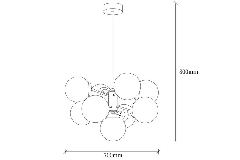 Loftlampe Ranpal Bouquet Vintage / Hvid - Hvid - Belysning - Lamper & indendørsbelysning - Loftlampe - Pendellamper & hængelamper