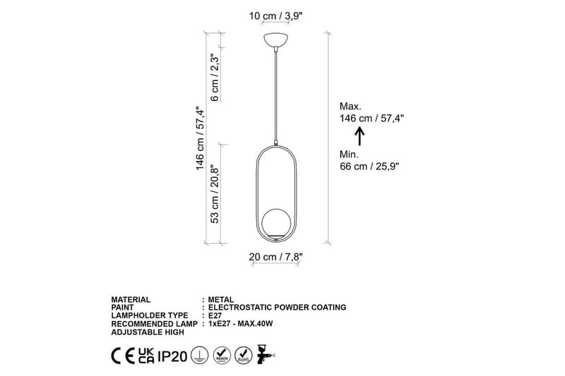 Loftlampe Ranpalt Rany - Guld - Belysning - Lamper & indendørsbelysning - Loftlampe - Pendellamper & hængelamper