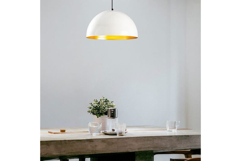 Loftlampe Rantesh Hvid - 40 x 40 cm - Belysning - Lamper & indendørsbelysning - Loftlampe - Pendellamper & hængelamper