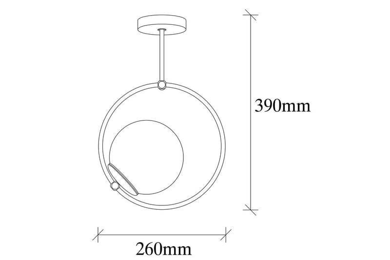 Loftlampe Rate 13 Sort - Sort - Belysning - Lamper & indendørsbelysning - Loftlampe - Pendellamper & hængelamper