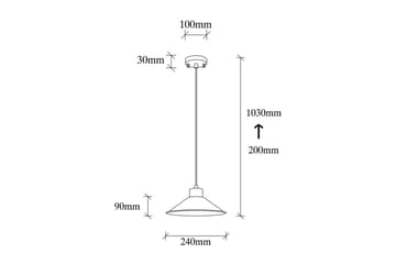 Loftlampe Rate 3 Kobber - Kobber - Belysning - Lamper & indendørsbelysning - Loftlampe - Pendellamper & hængelamper