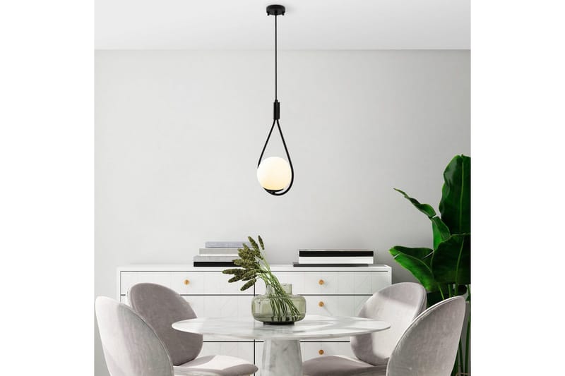 Loftlampe Rate 8 Sort - Sort - Belysning - Lamper & indendørsbelysning - Loftlampe - Pendellamper & hængelamper