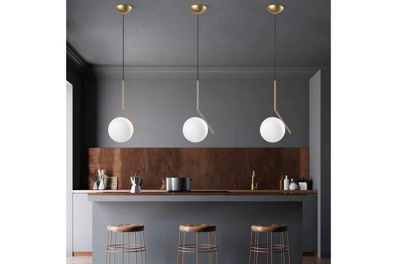 Loftlampe Rathi Rany - Guld - Belysning - Lamper & indendørsbelysning - Loftlampe - Pendellamper & hængelamper