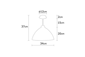 Loftlampe Ratiman Rany - Guld - Belysning - Lamper & indendørsbelysning - Loftlampe - Pendellamper & hængelamper