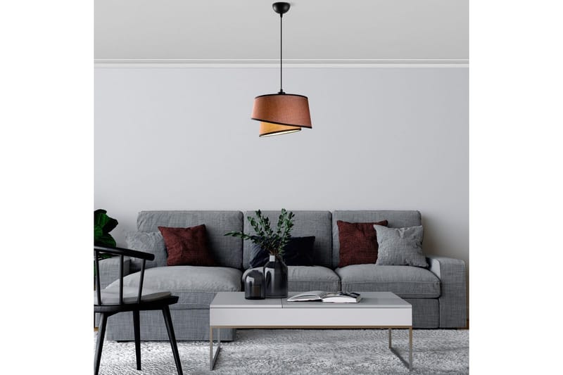 Loftlampe Ravougrad Mørk Brun - Mørk Brun - Belysning - Lamper & indendørsbelysning - Loftlampe - Pendellamper & hængelamper
