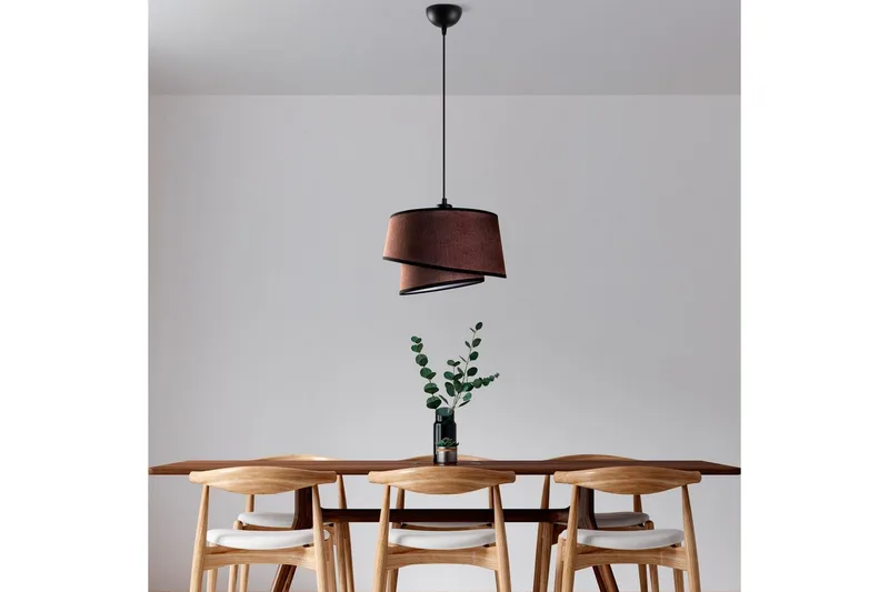 Loftlampe Ravougrad Mørk Brun - Mørk Brun - Belysning - Lamper & indendørsbelysning - Loftlampe - Pendellamper & hængelamper