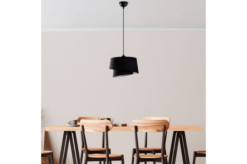 Loftlampe Ravougrad Sort - Sort - Belysning - Lamper & indendørsbelysning - Loftlampe - Pendellamper & hængelamper