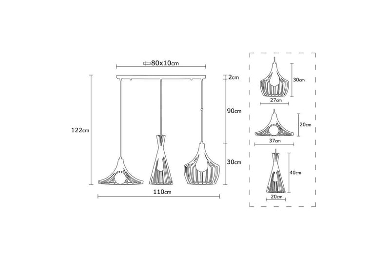 Loftlampe Renla Kobber - Kobber - Belysning - Lamper & indendørsbelysning - Loftlampe - Pendellamper & hængelamper