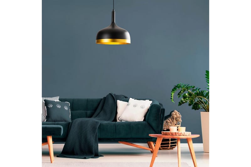 Loftlampe Revan Sort / Rany - Guld/Sort - Belysning - Lamper & indendørsbelysning - Loftlampe - Pendellamper & hængelamper