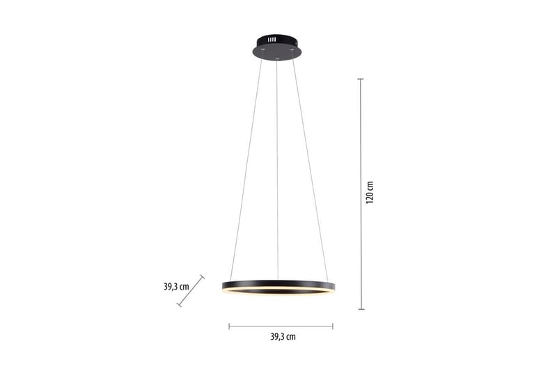 Loftlampe Ritus - 39,3x120x39,3 cm, Antracit - Belysning - Lamper & indendørsbelysning - Loftlampe - Pendellamper & hængelamper