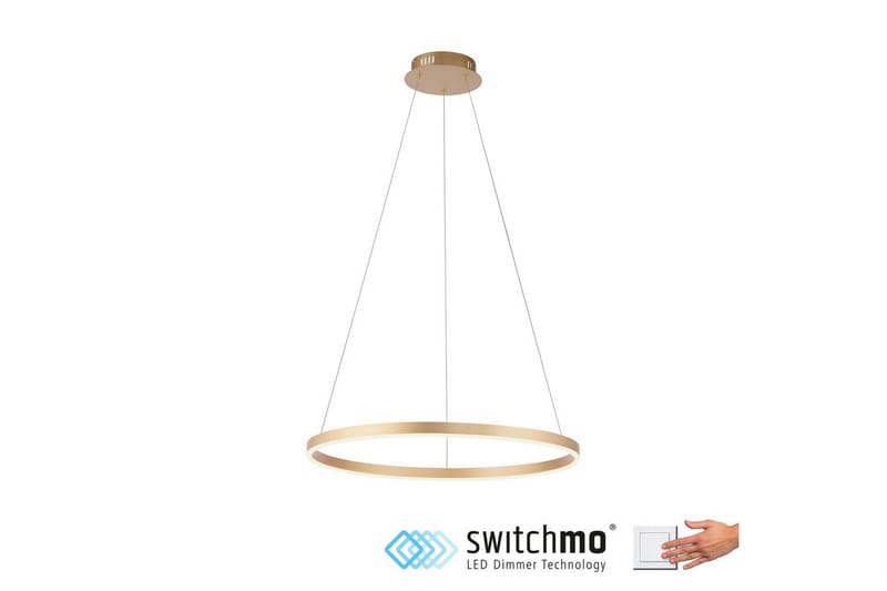 Loftlampe Ritus - 58,5x120x58,5 cm, Messing Mat - Belysning - Lamper & indendørsbelysning - Loftlampe - Pendellamper & hængelamper