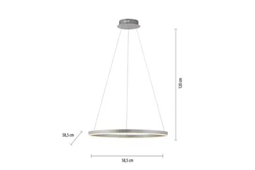 Loftlampe Ritus - 58/5x120x58/5 cm/Aluminium - Belysning - Lamper & indendørsbelysning - Loftlampe - Pendellamper & hængelamper