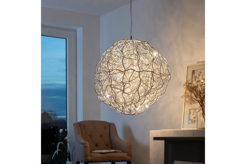 Loftlampe Sarea - Sølvfarvet - Belysning - Lamper & indendørsbelysning - Loftlampe - Pendellamper & hængelamper