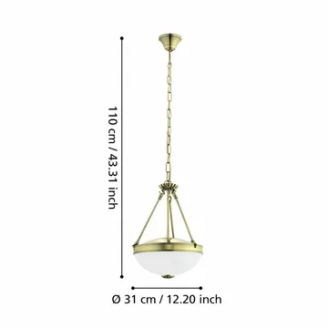 Loftlampe Savoy - 31 cm - Belysning - Lamper & indendørsbelysning - Loftlampe - Pendellamper & hængelamper