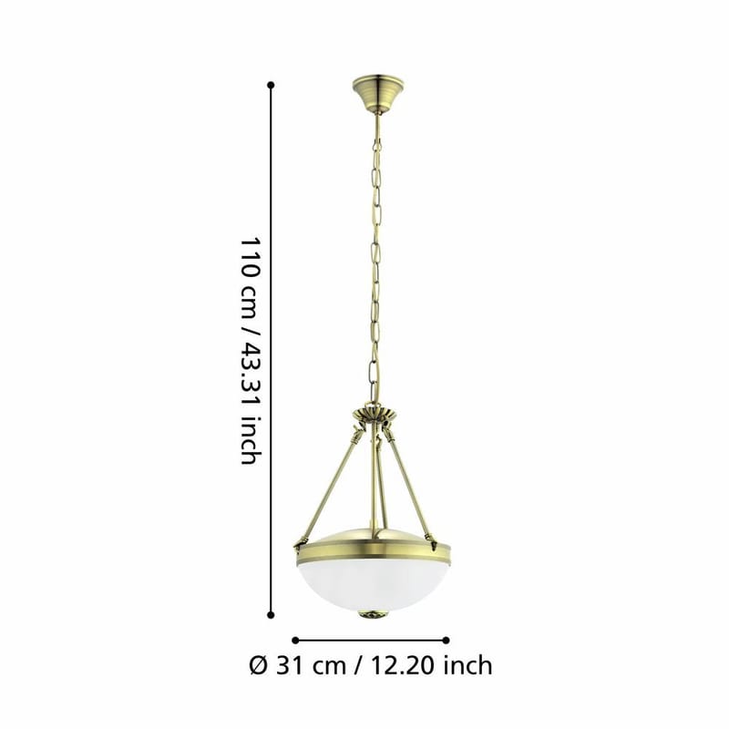 Loftlampe Savoy - 31 cm - Belysning - Lamper & indendørsbelysning - Loftlampe - Pendellamper & hængelamper