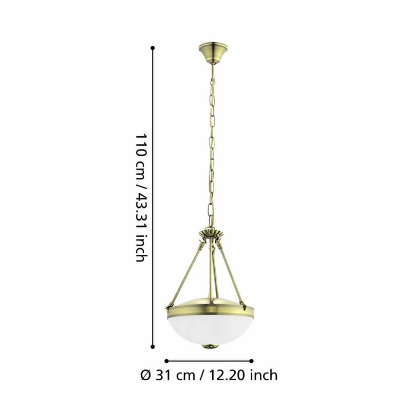 Loftlampe Savoy - 31 cm - Belysning - Lamper & indendørsbelysning - Loftlampe - Lysekroner
