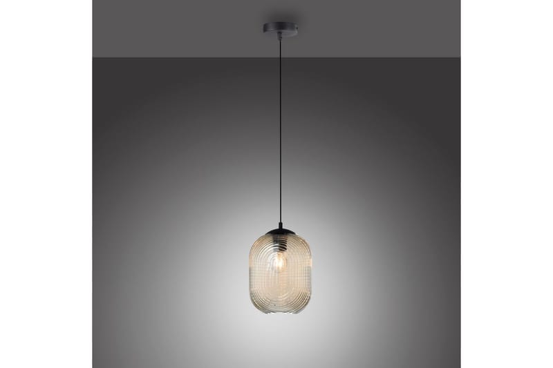 Loftlampe Shitake - 20x150x20 cm, Amberfarvet - Belysning - Lamper & indendørsbelysning - Loftlampe - Pendellamper & hængelamper