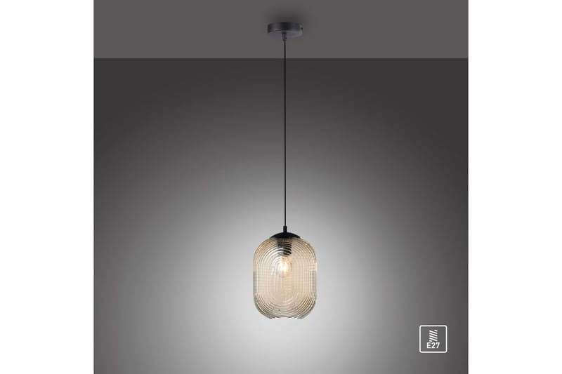 Loftlampe Shitake - 20x150x20 cm, Amberfarvet - Belysning - Lamper & indendørsbelysning - Loftlampe - Pendellamper & hængelamper