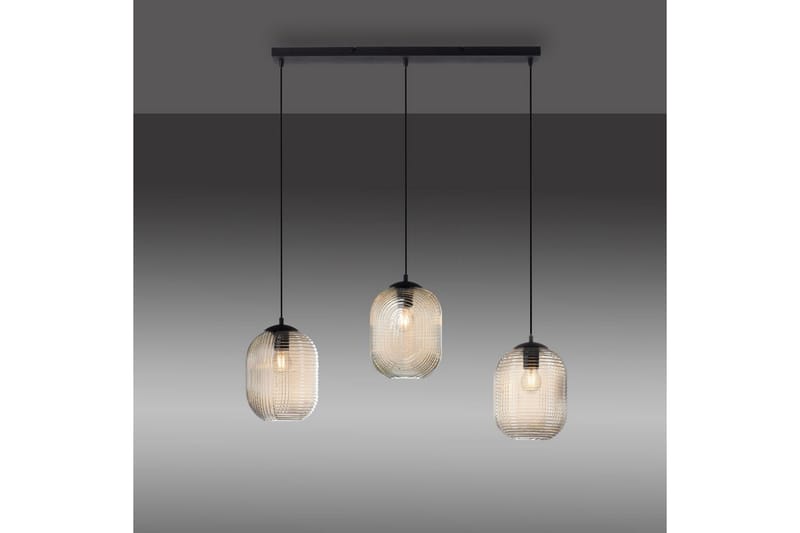 Loftlampe Shitake - 20x150x90 cm, Amberfarvet - Belysning - Lamper & indendørsbelysning - Loftlampe - Pendellamper & hængelamper