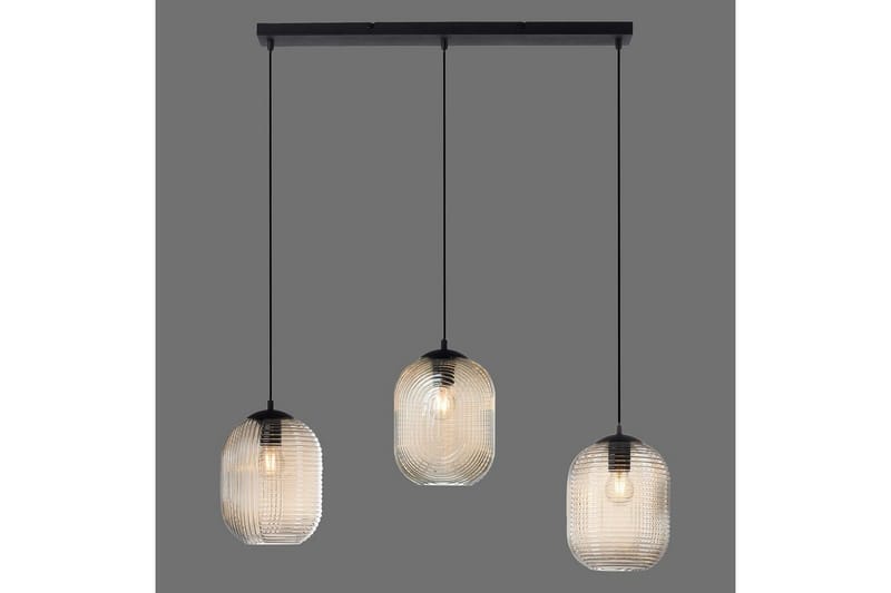 Loftlampe Shitake - 20x150x90 cm, Amberfarvet - Belysning - Lamper & indendørsbelysning - Loftlampe - Pendellamper & hængelamper