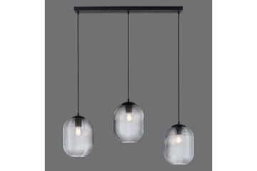 Loftlampe Shitake - 20x150x90 cm, Røget farvet - Belysning - Lamper & indendørsbelysning - Loftlampe - Pendellamper & hængelamper