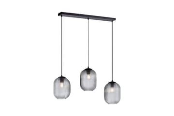 Loftlampe Shitake - 20x150x90 cm, Røget farvet - Belysning - Lamper & indendørsbelysning - Loftlampe - Pendellamper & hængelamper