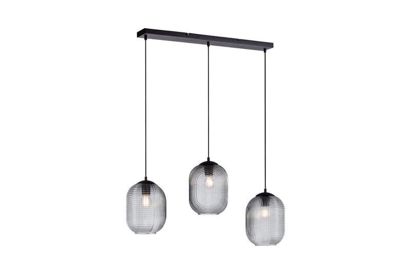 Loftlampe Shitake - 20x150x90 cm, Røget farvet - Belysning - Lamper & indendørsbelysning - Loftlampe - Pendellamper & hængelamper