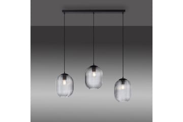 Loftlampe Shitake - 20x150x90 cm, Røget farvet - Belysning - Lamper & indendørsbelysning - Loftlampe - Pendellamper & hængelamper