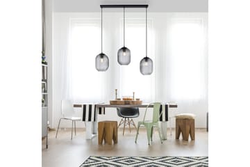 Loftlampe Shitake - 20x150x90 cm, Røget farvet - Belysning - Lamper & indendørsbelysning - Loftlampe - Pendellamper & hængelamper