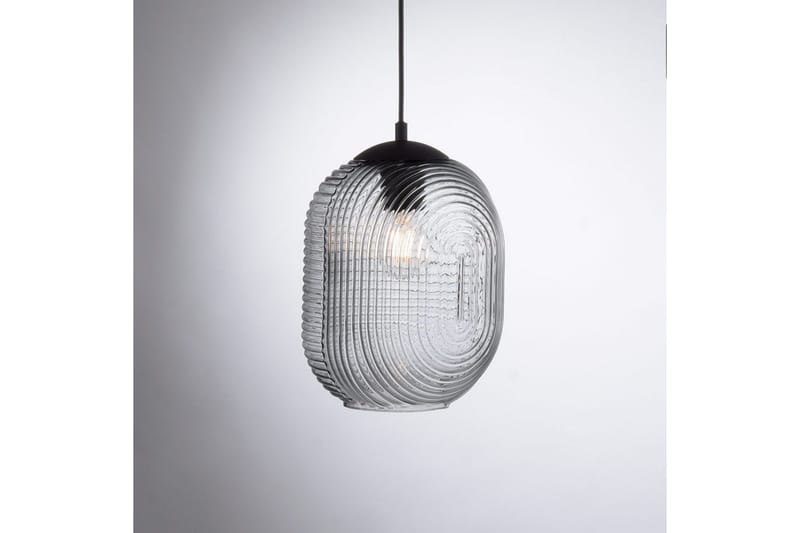 Loftlampe Shitake - 20x150x90 cm, Røget farvet - Belysning - Lamper & indendørsbelysning - Loftlampe - Pendellamper & hængelamper