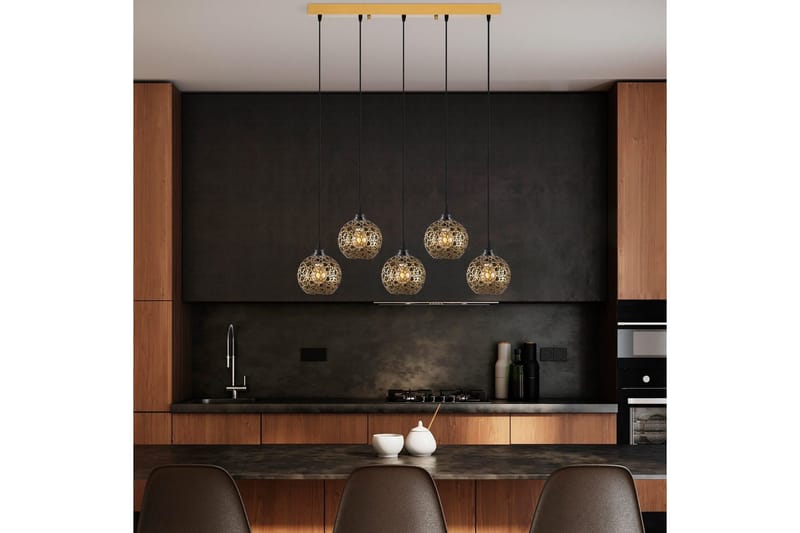 Loftlampe Silen Triple Rany - Guld - Belysning - Lamper & indendørsbelysning - Loftlampe - Pendellamper & hængelamper