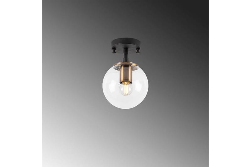 Loftlampe Sone Sort / Antik / Transparent - Sort / Antik / Transparent - Belysning - Lamper & indendørsbelysning - Loftlampe - Pendellamper & hængelamper