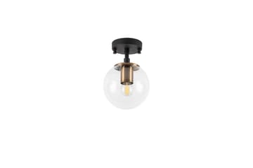 Loftlampe Sone Sort / Antik / Transparent - Sort / Antik / Transparent - Belysning - Lamper & indendørsbelysning - Loftlampe - Pendellamper & hængelamper