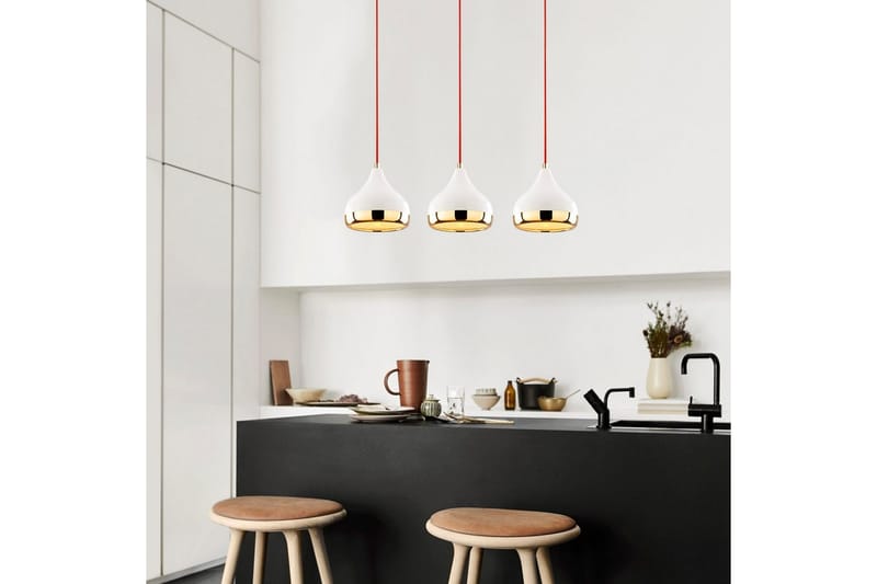 Loftlampe Sood Hvid / Rød / Rany - Hvid / Rød / Rany - Belysning - Lamper & indendørsbelysning - Loftlampe - Pendellamper & hængelamper