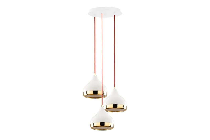 Loftlampe Sood Hvid / Rød / Rany, Hvid / Rød / Rany