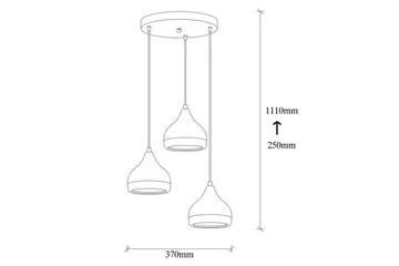 Loftlampe Sood Kobber / Sort - Kobber / Sort - Belysning - Lamper & indendørsbelysning - Loftlampe - Pendellamper & hængelamper