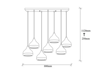 Loftlampe Soodn Sort / Kobber - Sort - Belysning - Lamper & indendørsbelysning - Loftlampe - Pendellamper & hængelamper