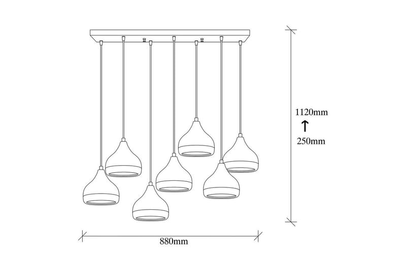 Loftlampe Soodn Sort / Kobber - Sort - Belysning - Lamper & indendørsbelysning - Loftlampe - Pendellamper & hængelamper