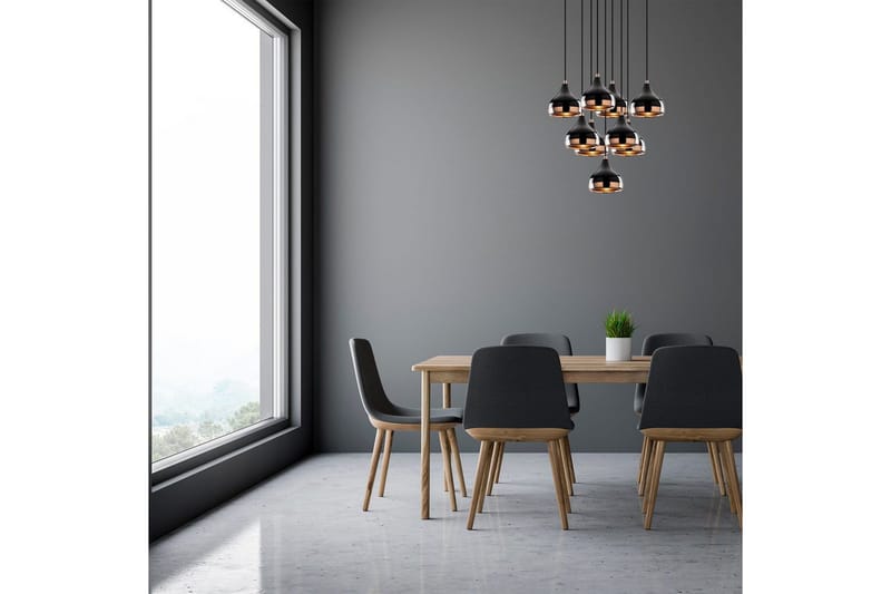 Loftlampe Soodn Sort / Kobber - Sort - Belysning - Lamper & indendørsbelysning - Loftlampe - Pendellamper & hængelamper