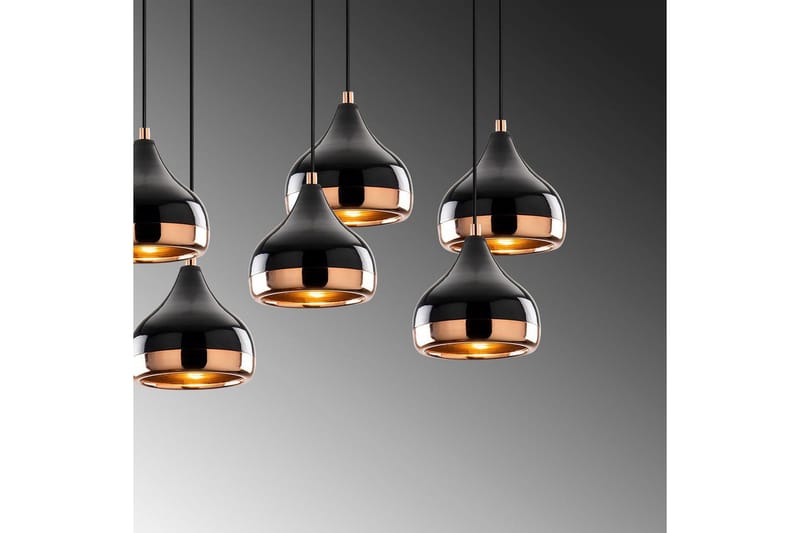 Loftlampe Soodn Sort / Kobber - Sort - Belysning - Lamper & indendørsbelysning - Loftlampe - Pendellamper & hængelamper